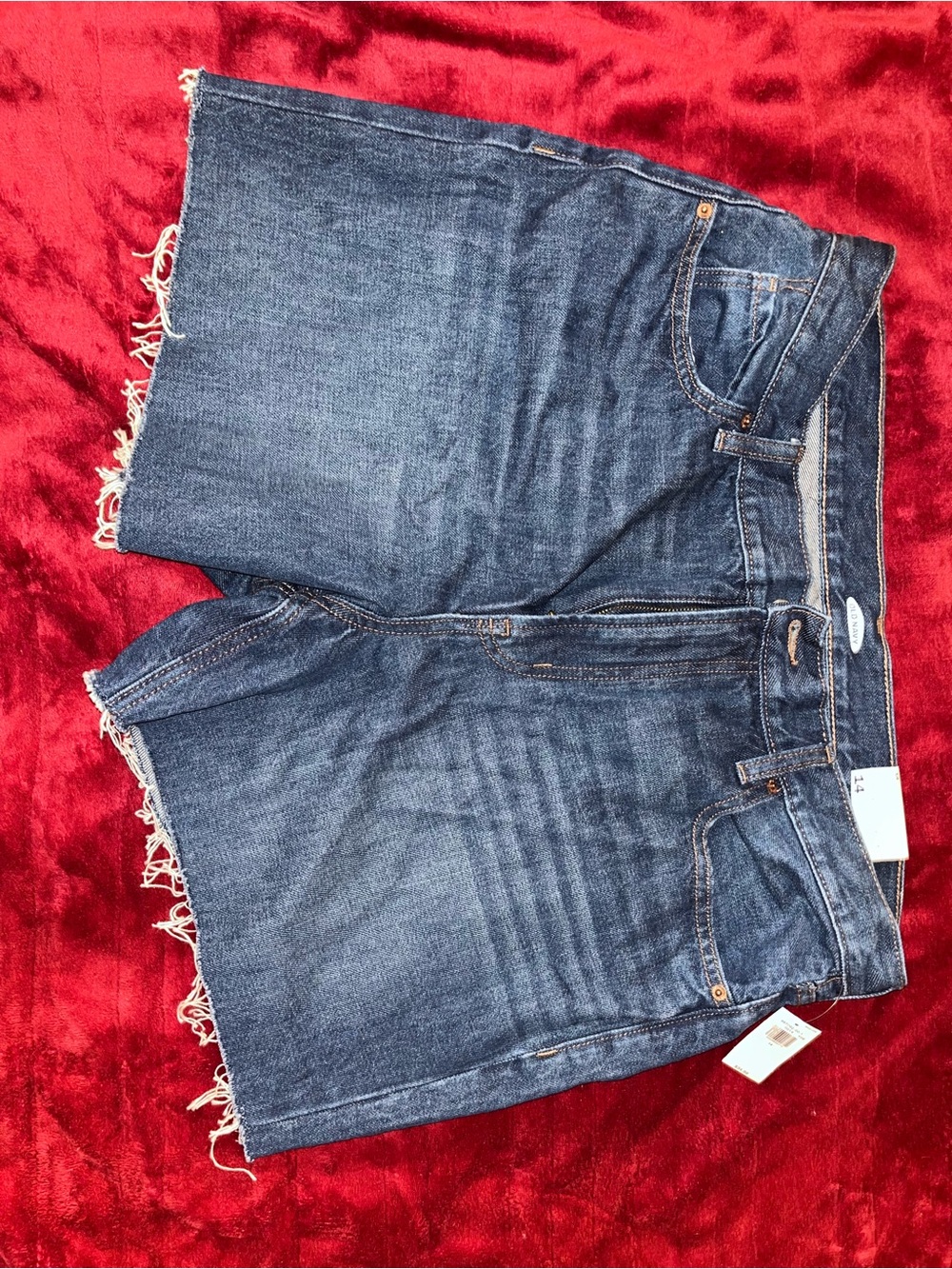 Old Navy Dark Blue Denim Jean Shorts